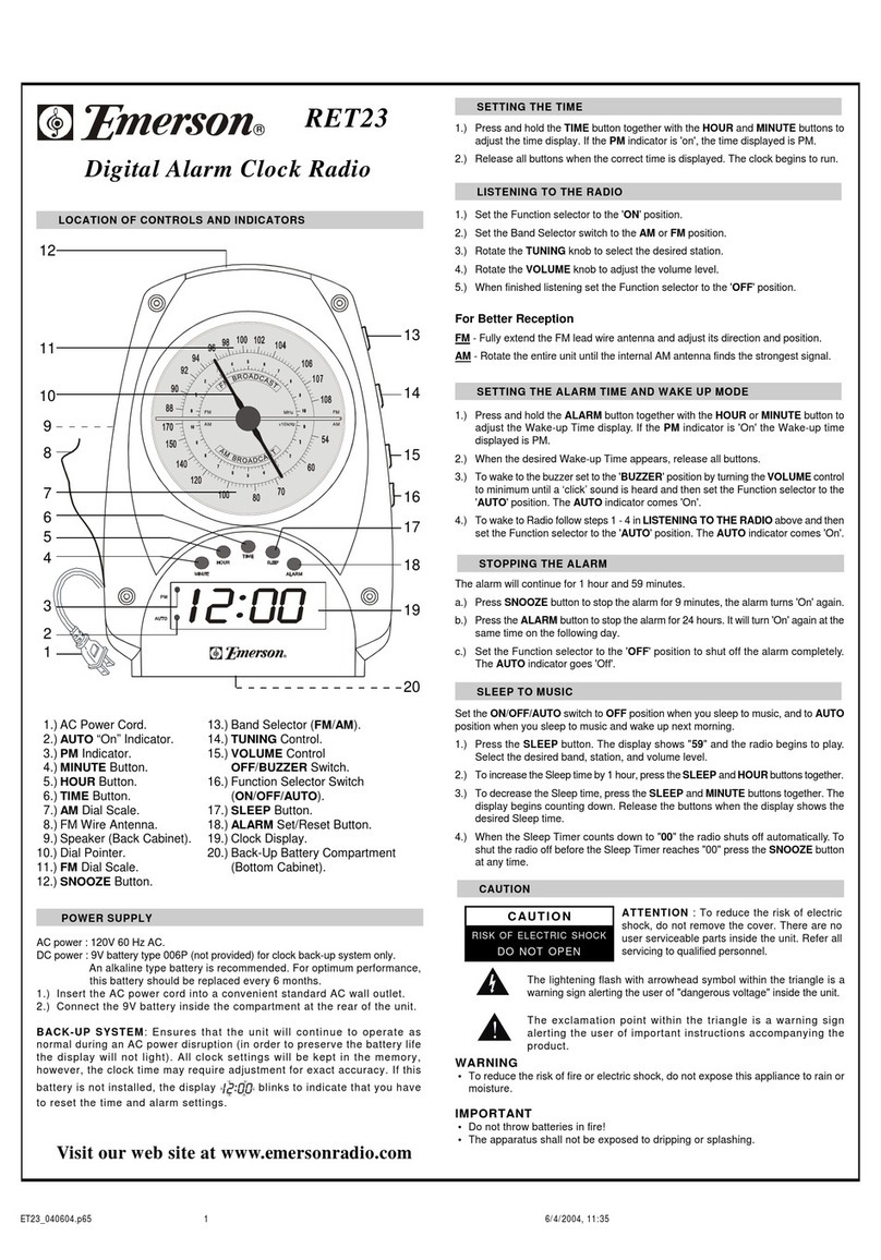 Emerson RET23 quick guide