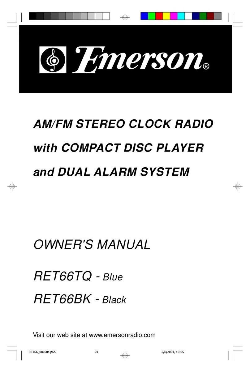 Emerson RET66TQ User manual