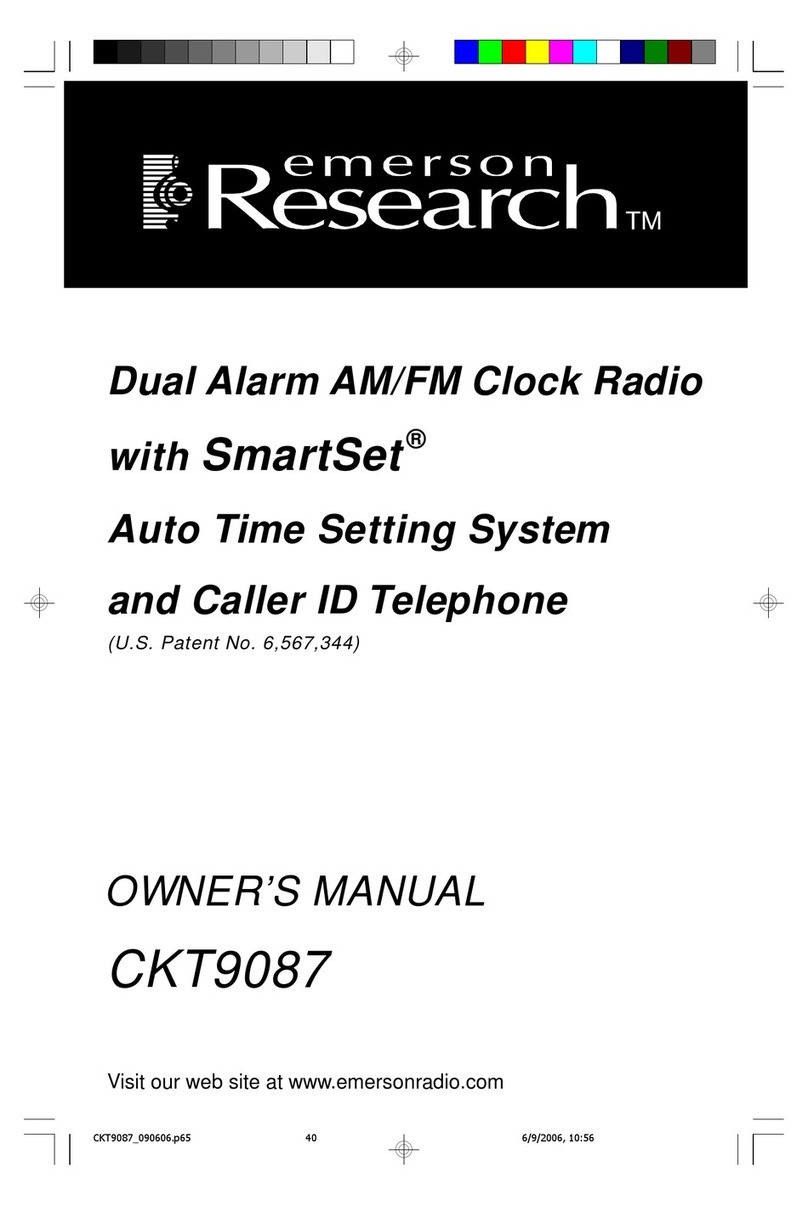 Emerson Research CKT9087 User manual Emerson Research CKT9087 User manual
