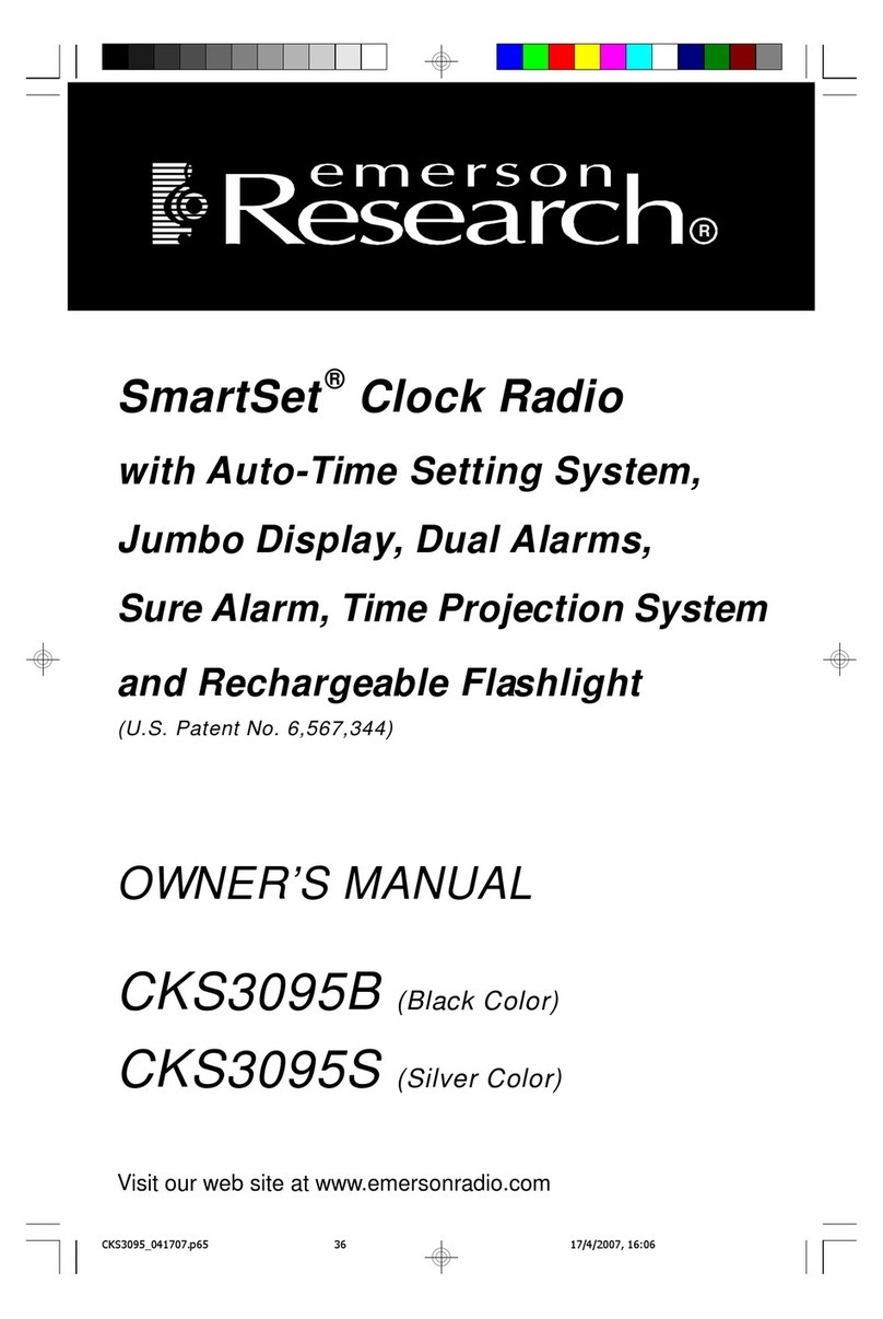 Emerson Research SmartSet CKS3095S owner's manual