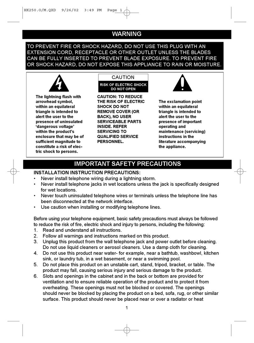 Hello Kitty HK250 owner's manual