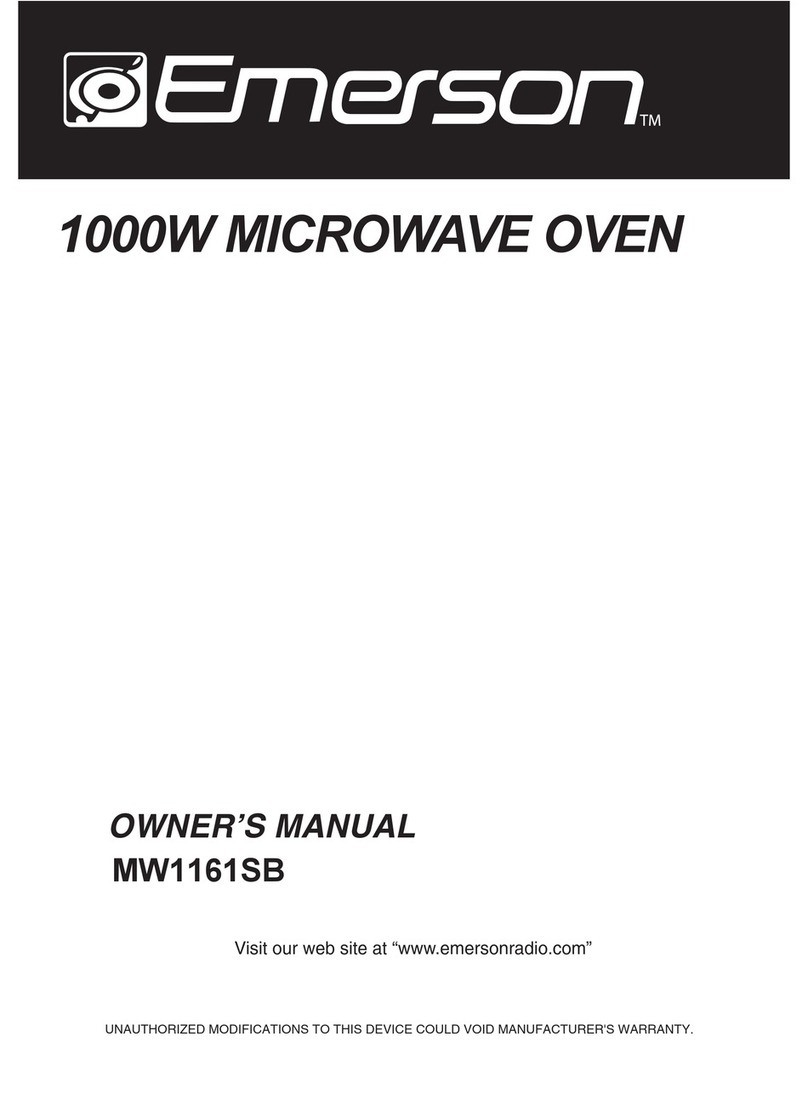 Emerson MW1161SB User manual