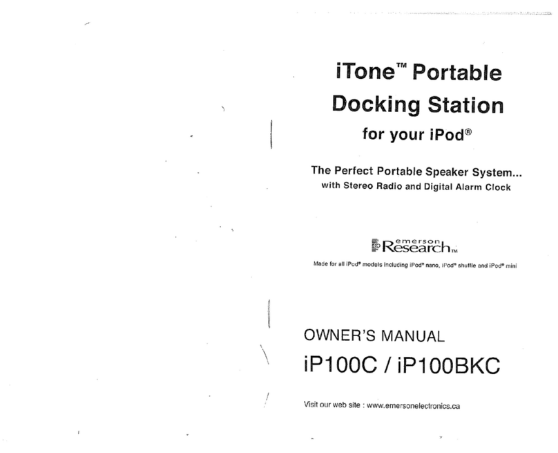 Emerson Research ITONE IP100BKC owner's manual