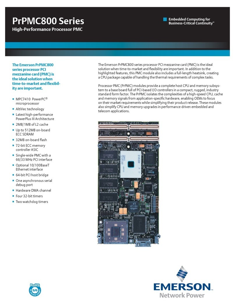 Emerson PrPMC800 brochure