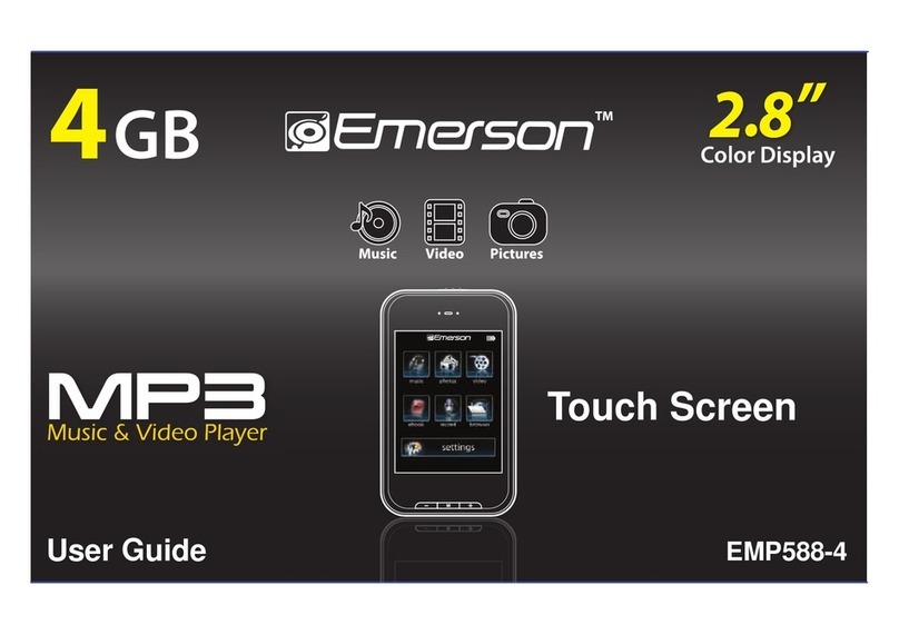 Emerson TOUCH SCREEN EMP588-4 User manual