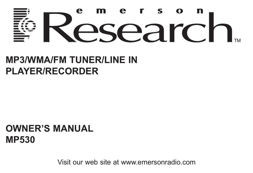 Emerson Research MP530 User manual