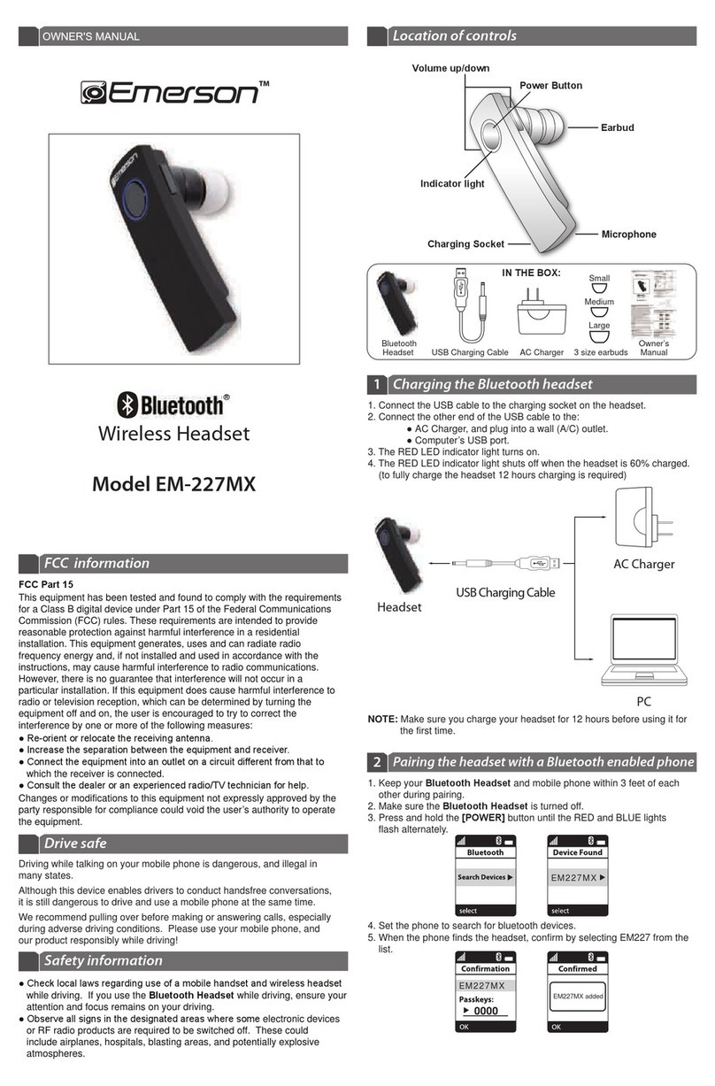 Emerson EM-227MX owner's manual