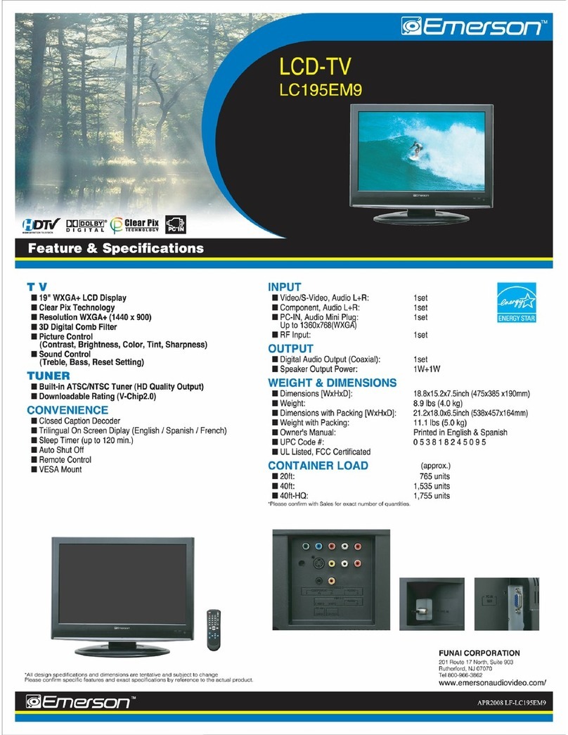 Emerson LC195EM9 B User manual