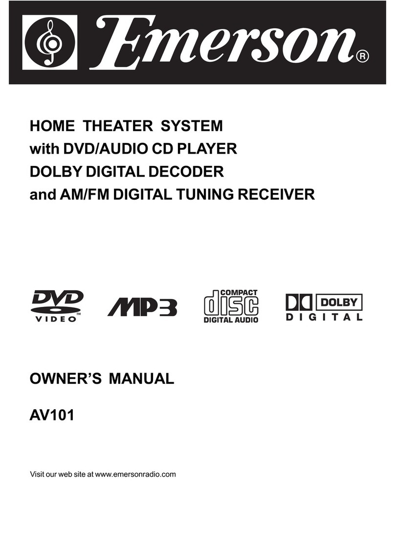 Emerson AV101 User manual