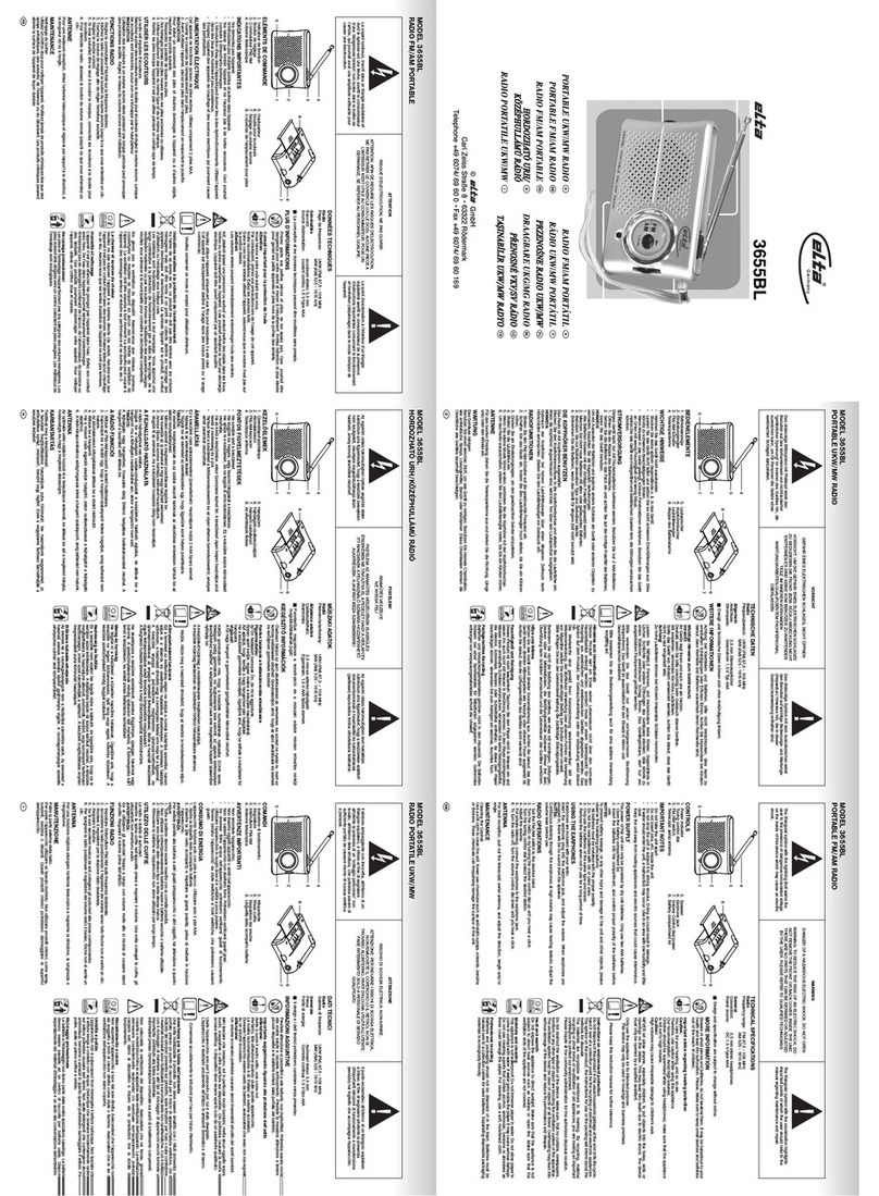 Elta 3655BL manual