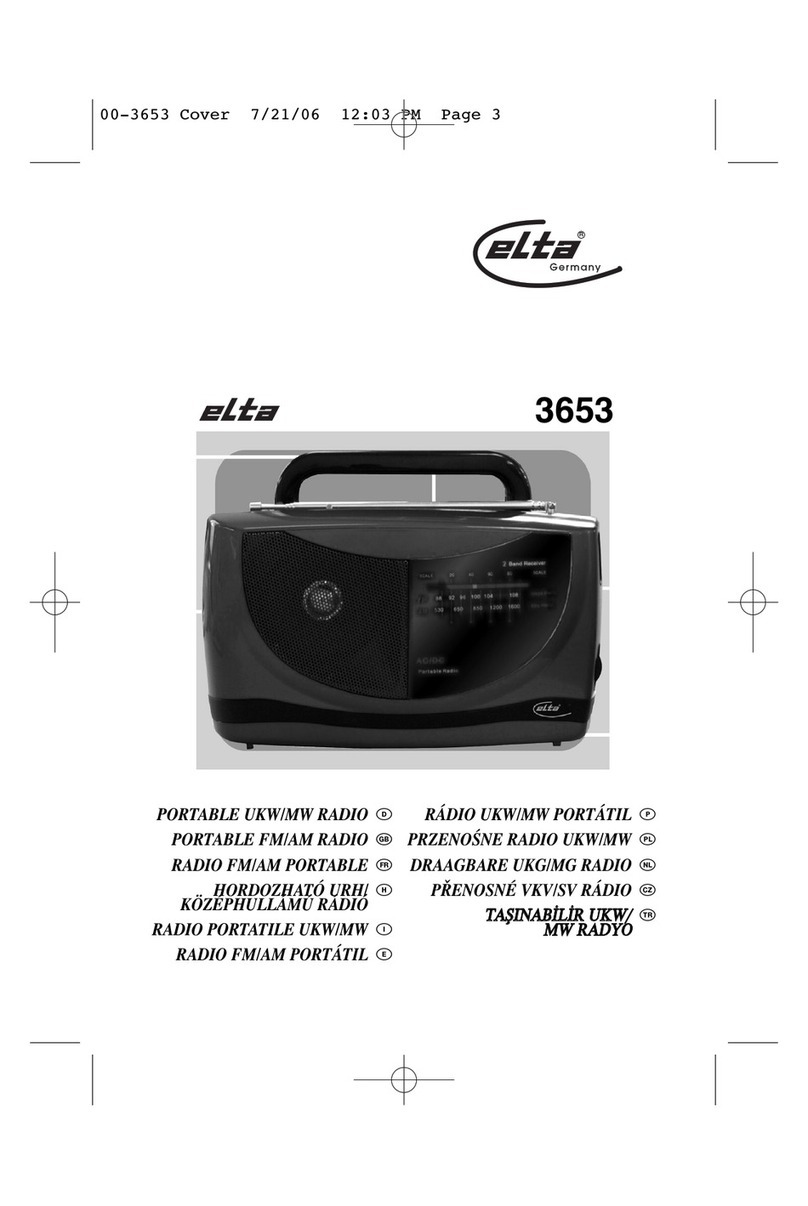 Elta 3653 instruction manual