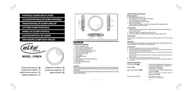 Elta 5786CK User manual