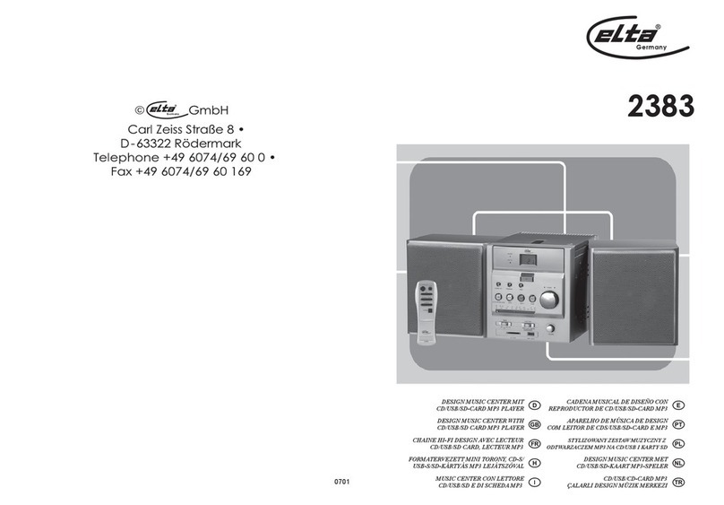 Elta 2383 User manual