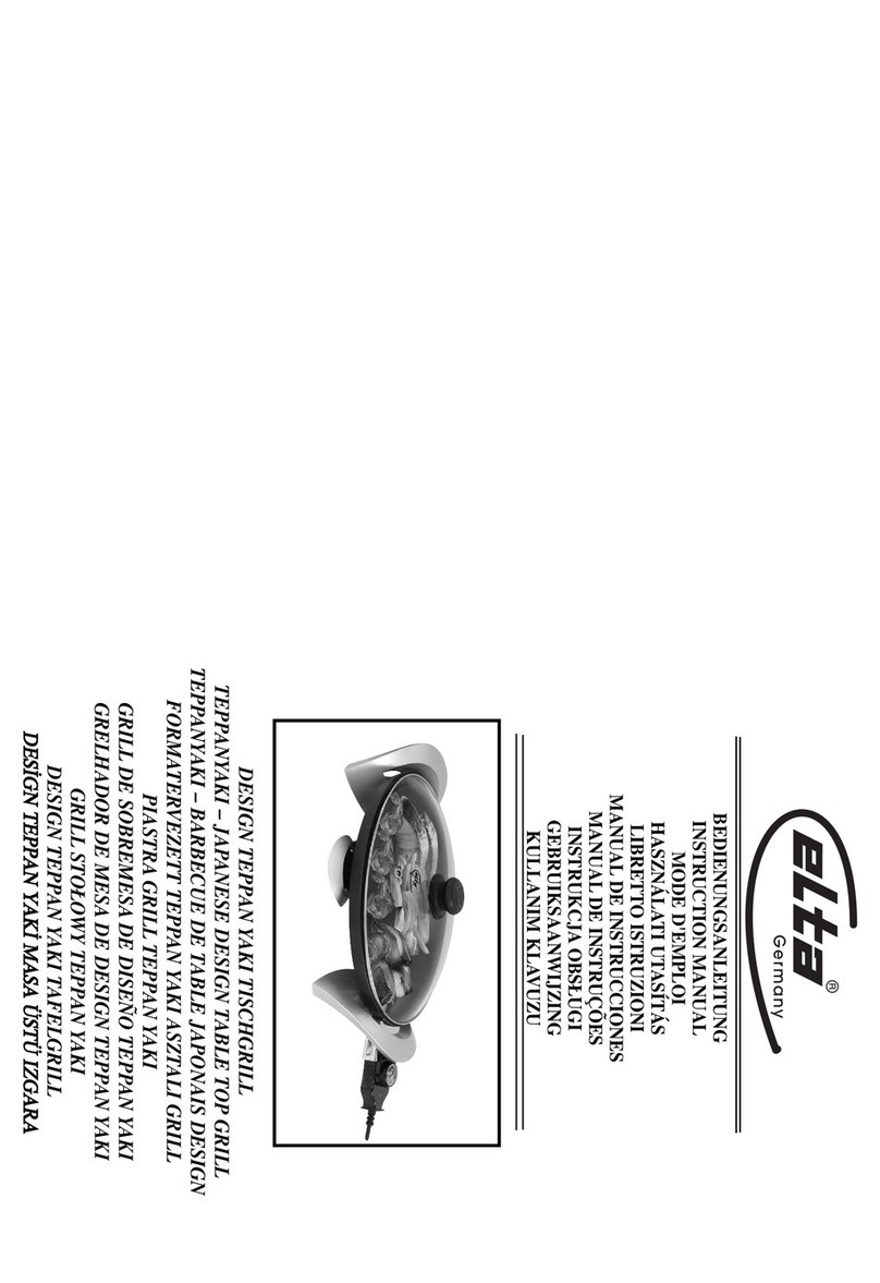 Elta Table Top Grill User manual