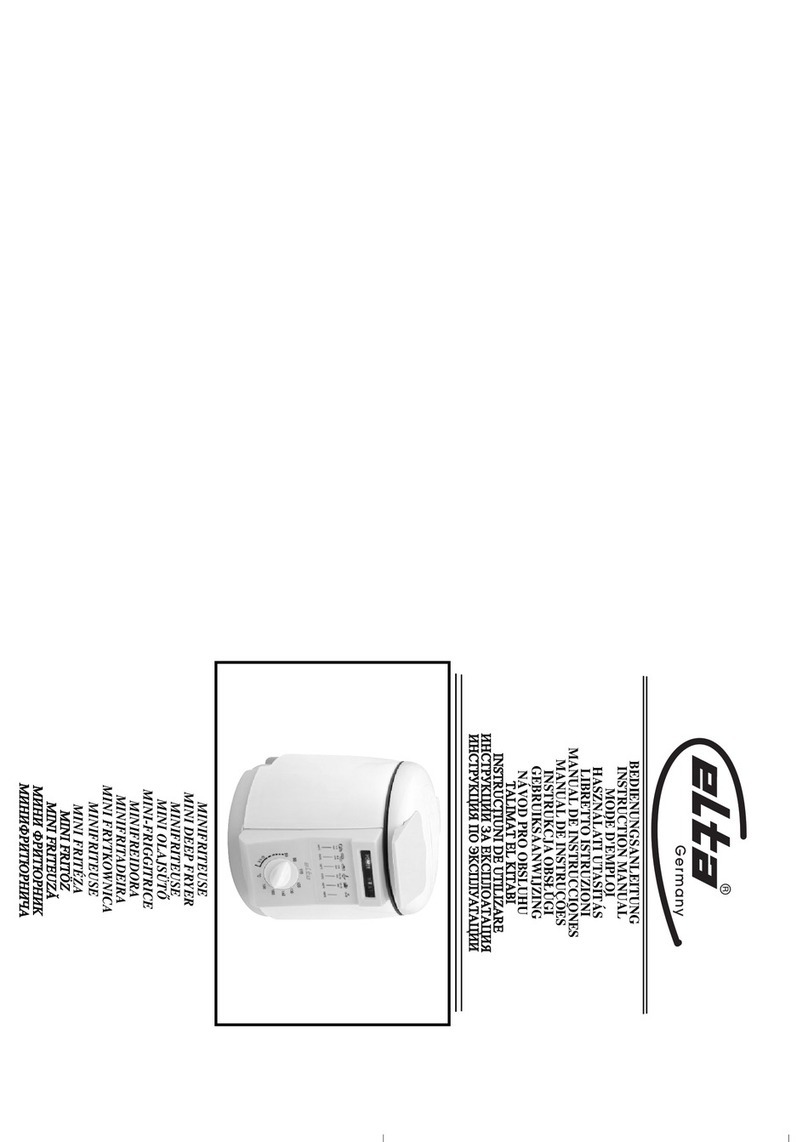 Elta Mini Deep Fryer instruction manual