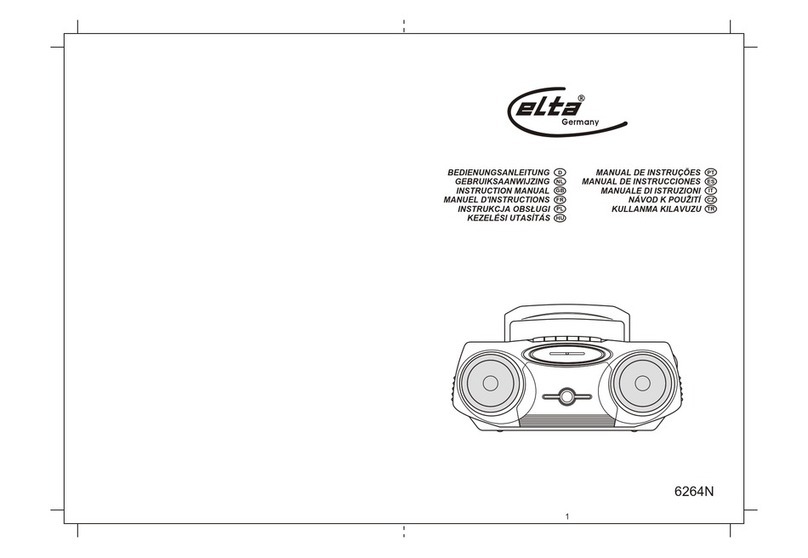 Elta 6264N instruction manual