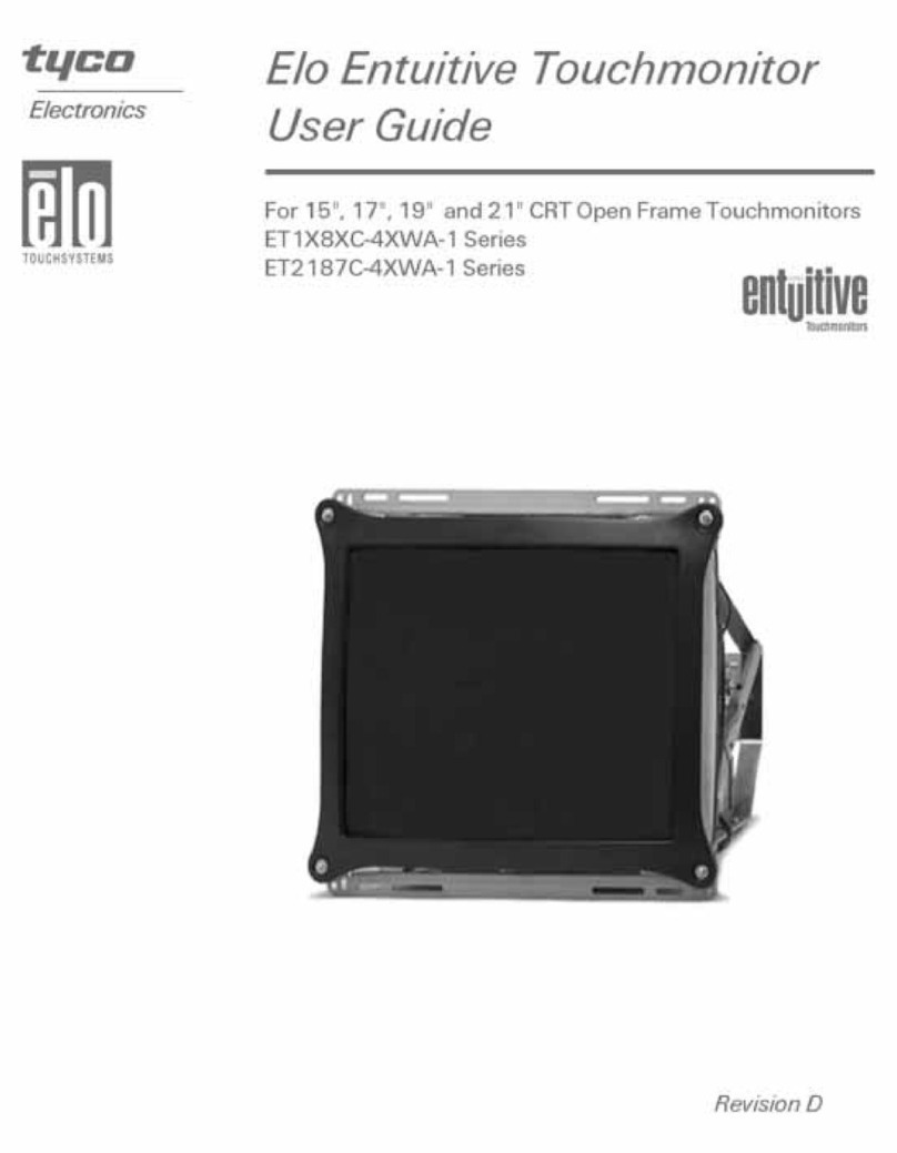 Elo TouchSystems Entuitive ET1X8XC-4XWA-1 Series User manual