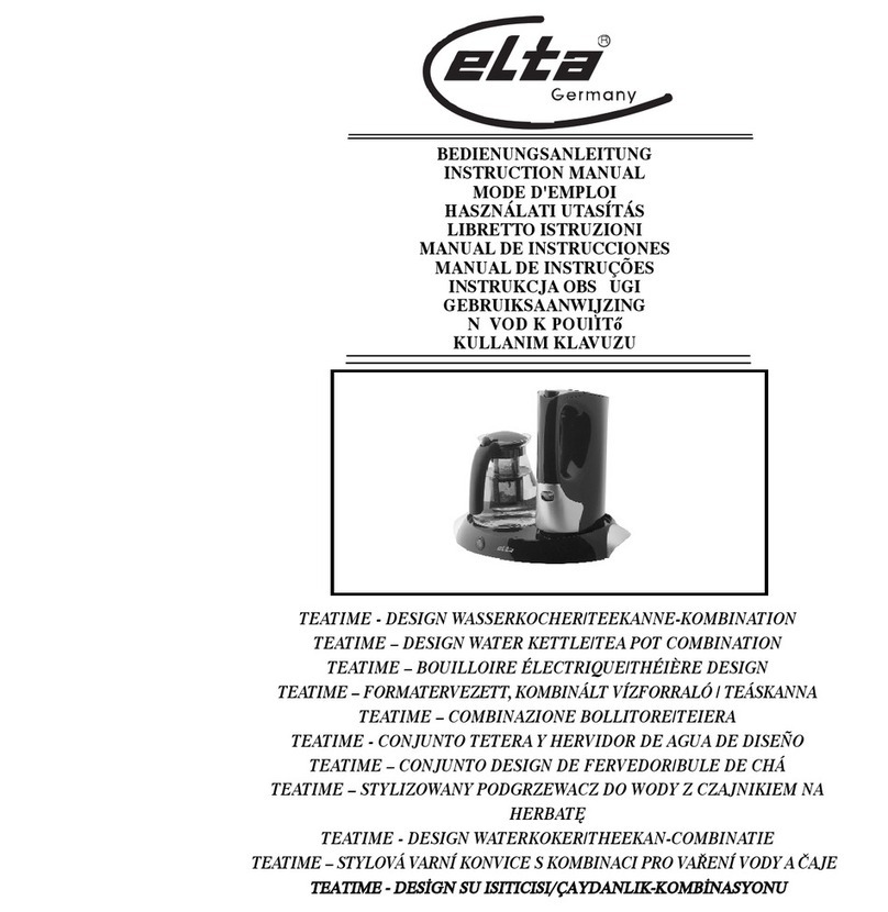 Elta TEATIME TT100 instruction manual