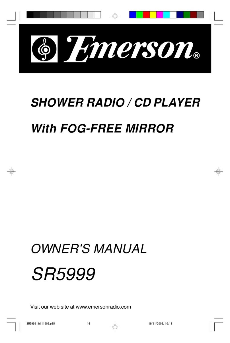 Emerson SR5999 owner's manual