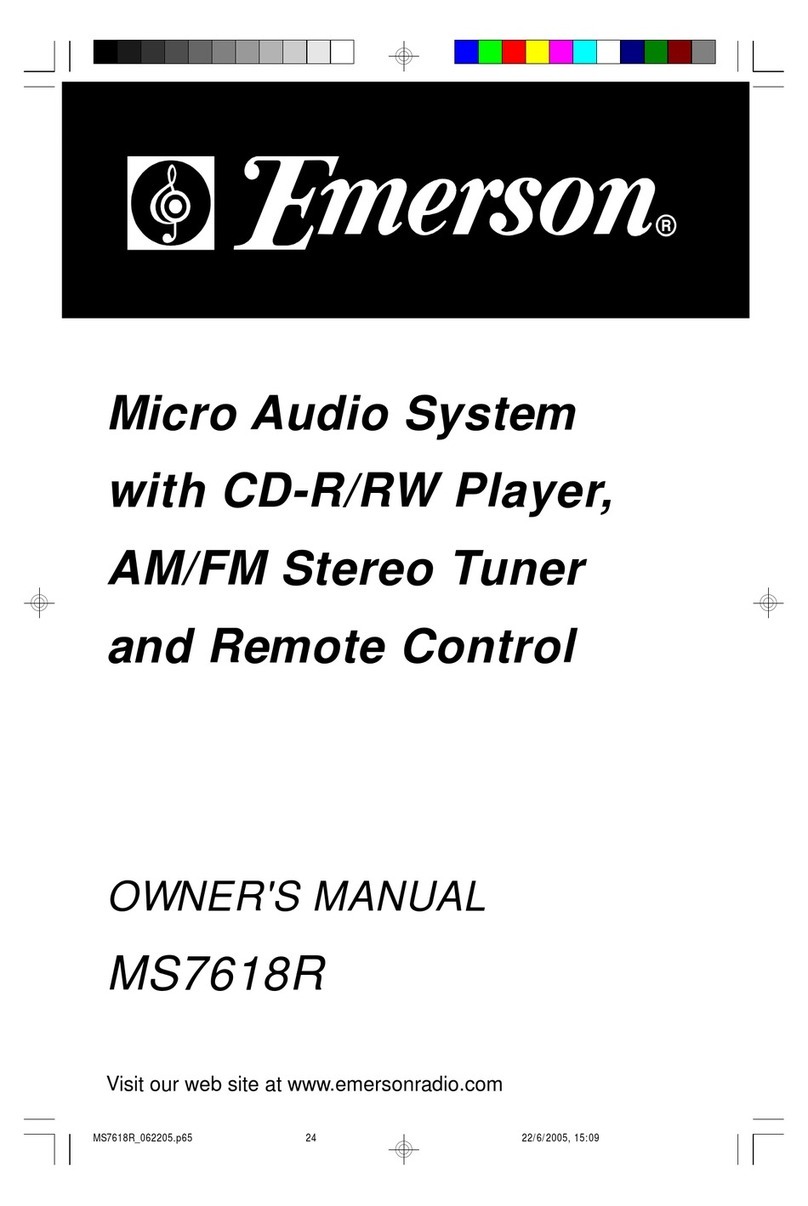 Emerson MS7618R User manual