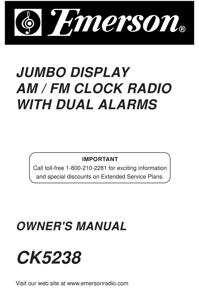 Emerson CK5238 User manual