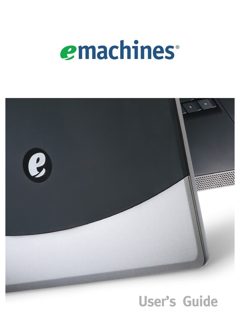 eMachines Notebooks User manual eMachines Notebooks User manual