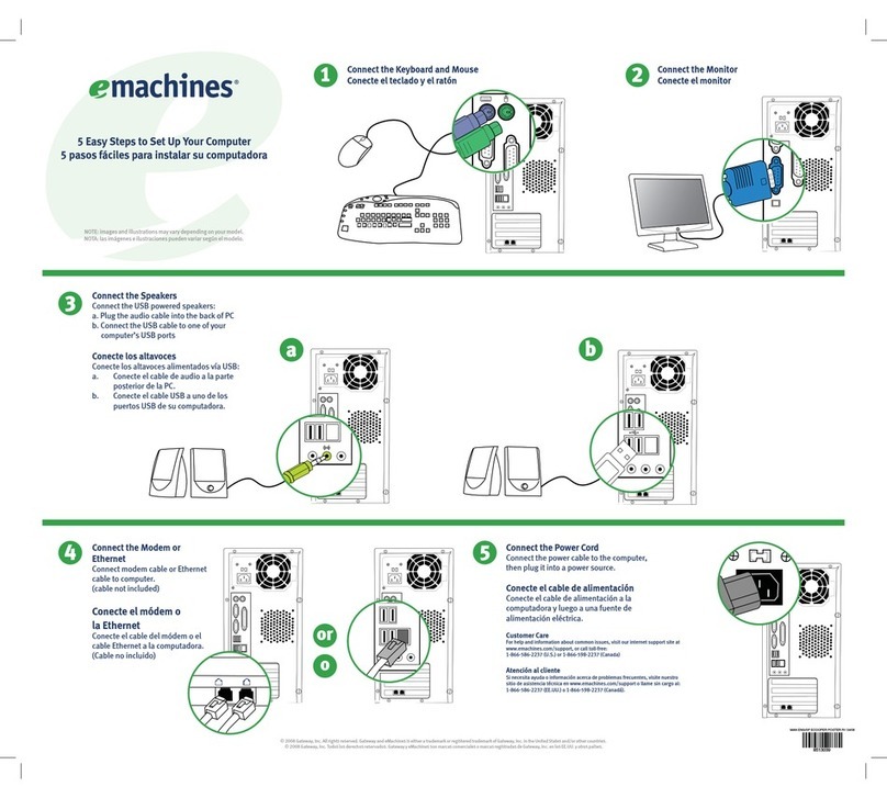 eMachines ET1641 User manual