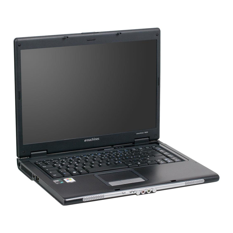 eMachines E620 Series User manual
