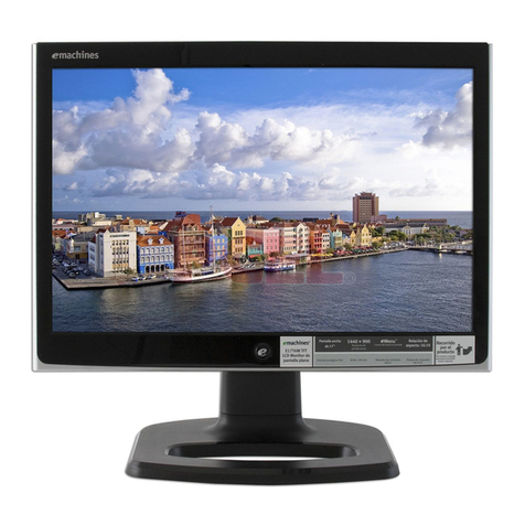 eMachines Flat Panel Monitor User manual