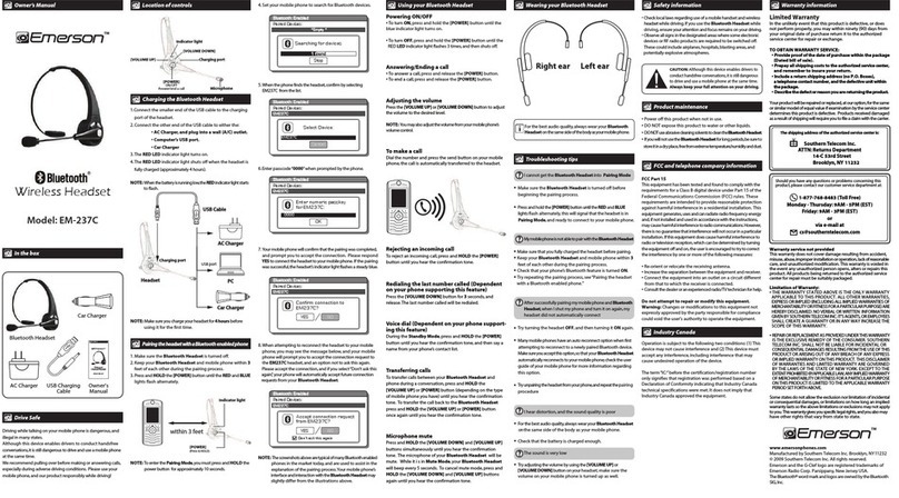 Emerson EMERSON EM-237C owner's manual