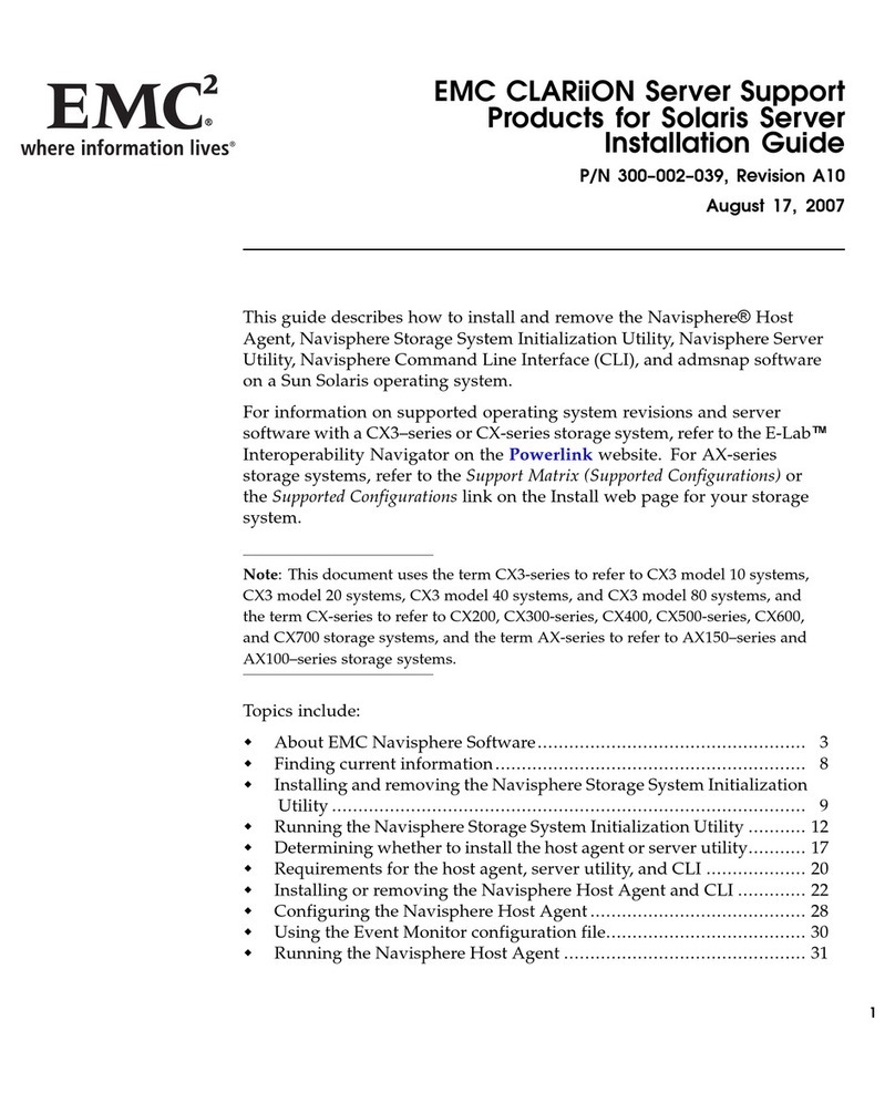 EMC CLARiiON 300002039 User manual