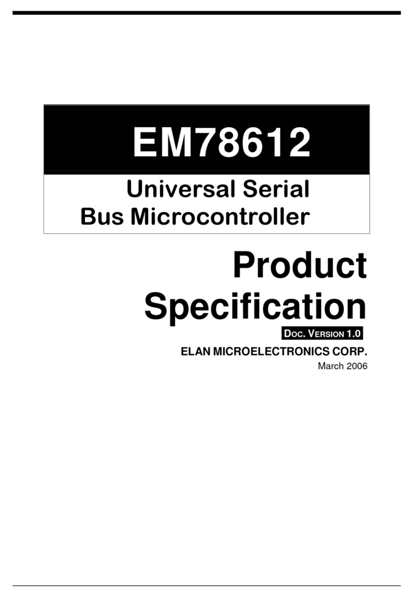 ELAN Microelectronics Corporation EM78612 specification