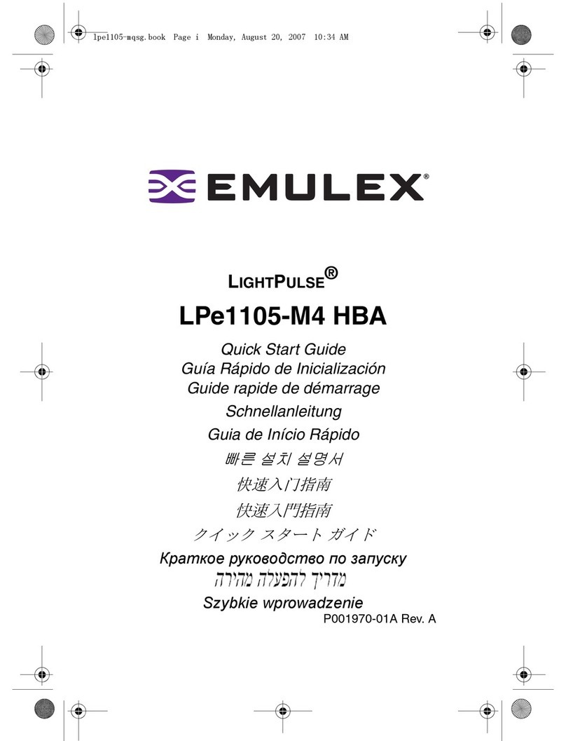 Emulex LightPulse LPe1105-M4 HBA quick start guide
