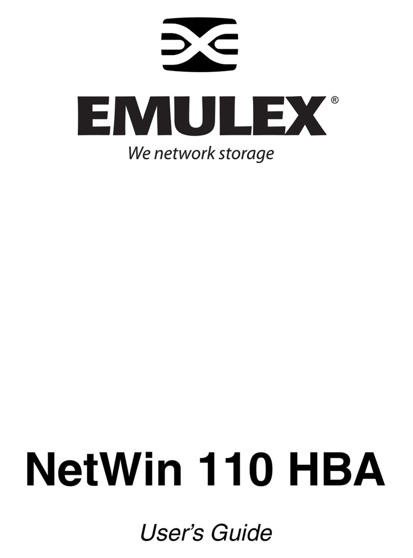 Emulex 110 user guide