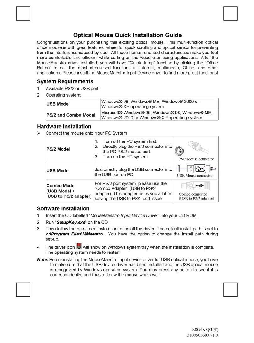 Emprex M893x User manual