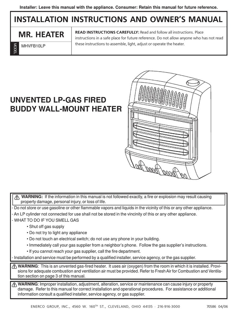 MrHeater HeatStar MHVFB10LP Quick start guide