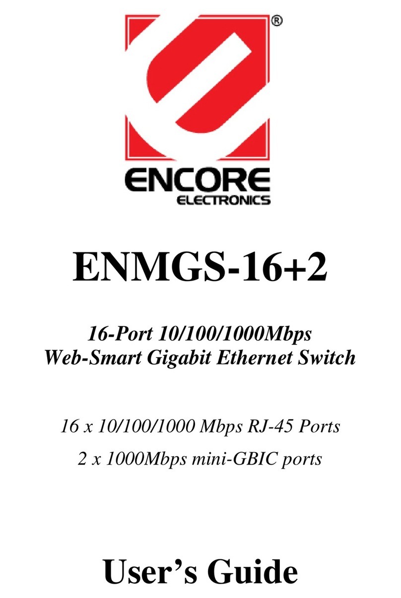 Encore ENMGS-16+2 User manual