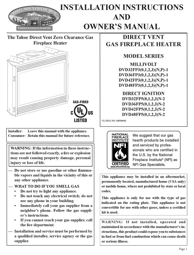 White Mountain Hearth 1 Quick start guide White Mountain Hearth 1 Quick start guide