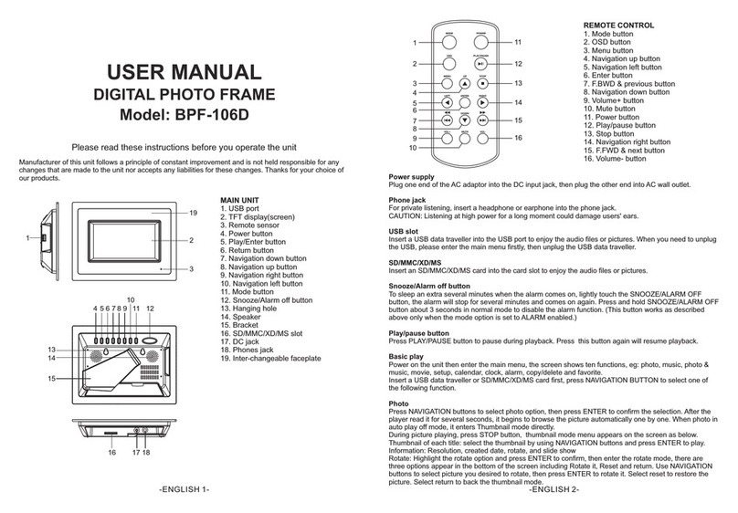 Emprex BPF-106D user manual