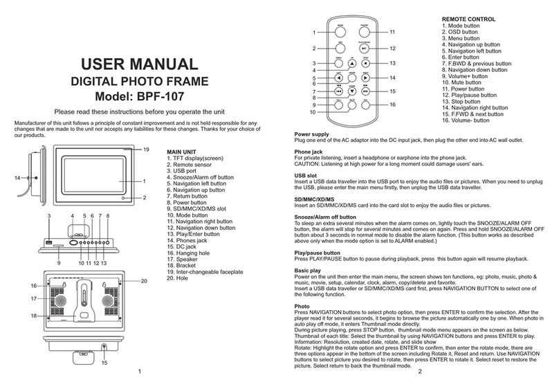Emprex BPF-107 user manual