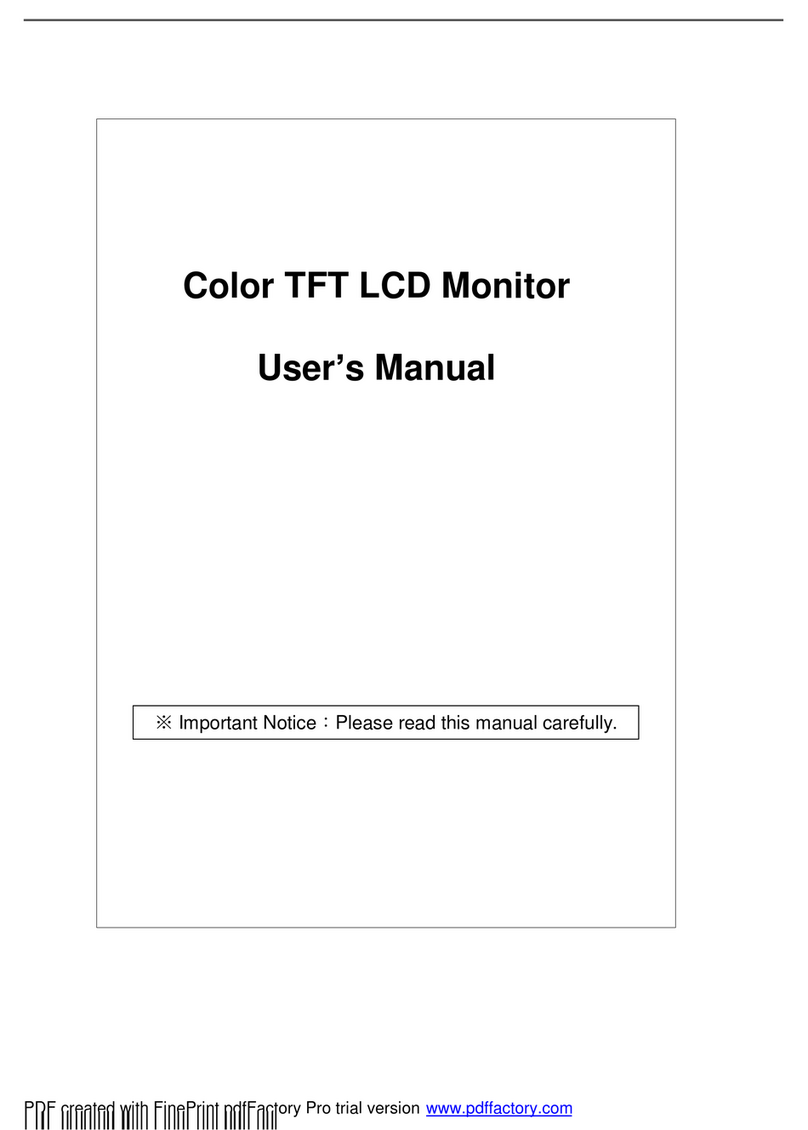 Emprex Color TFT LCD Monitor LM1541 User manual