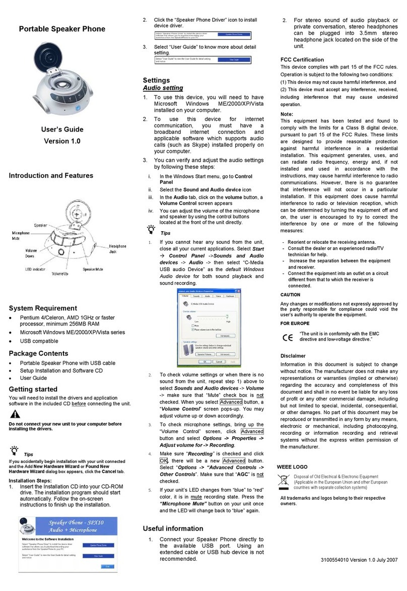 Emprex SPX10 user guide