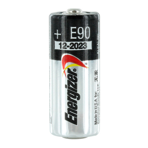 Energizer E90 Product data sheet