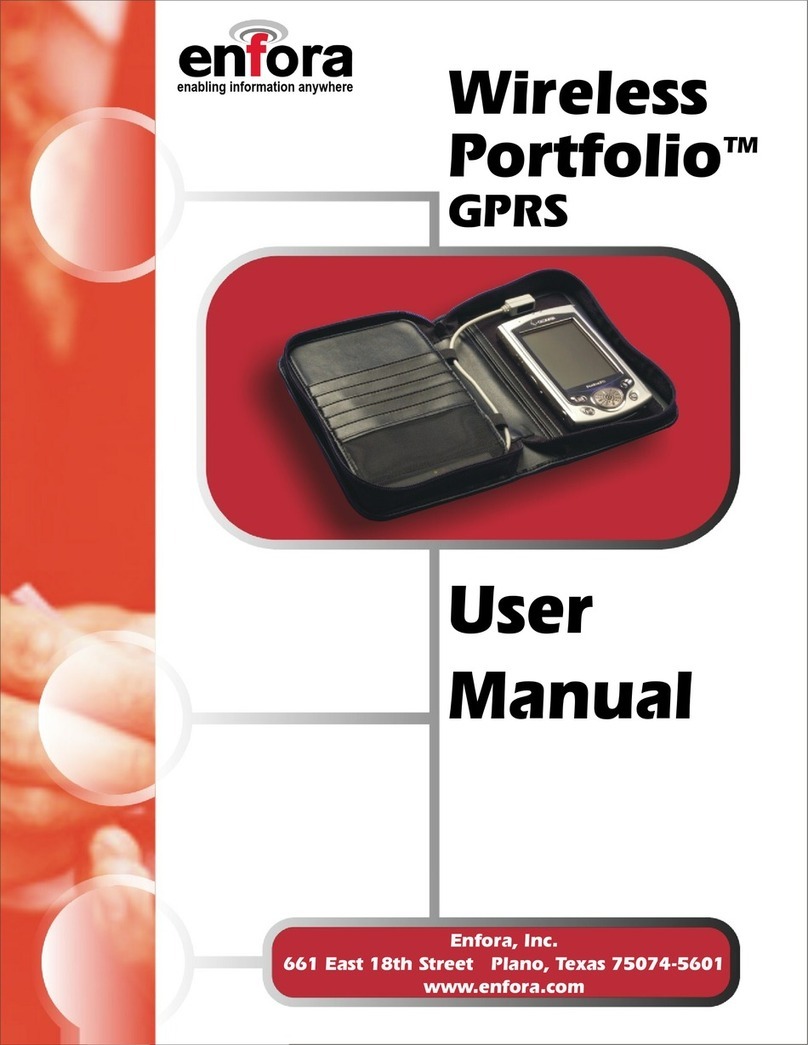 Enfora Portfolio GSM0400 Series user manual
