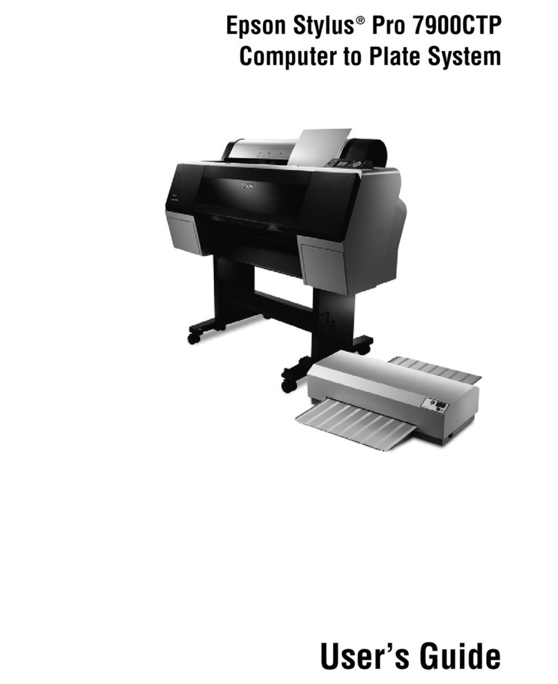 Epson Stylus Pro 7900CTP User manual