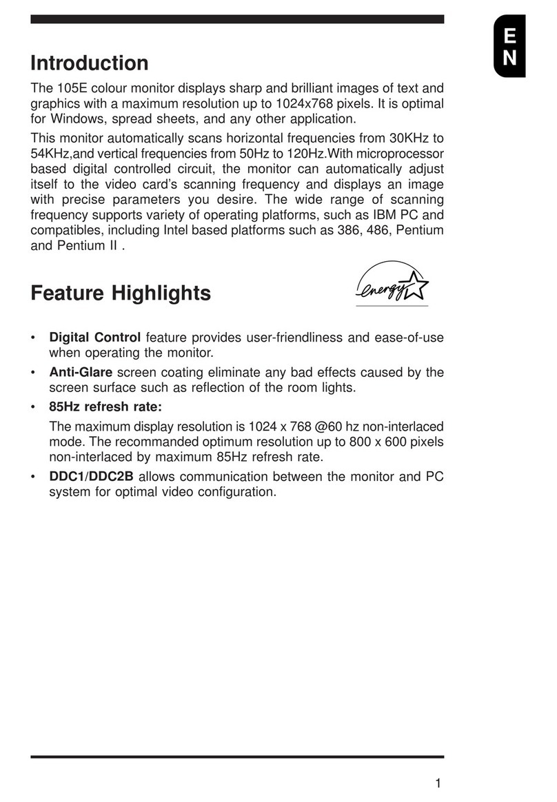 Philips 105E User manual
