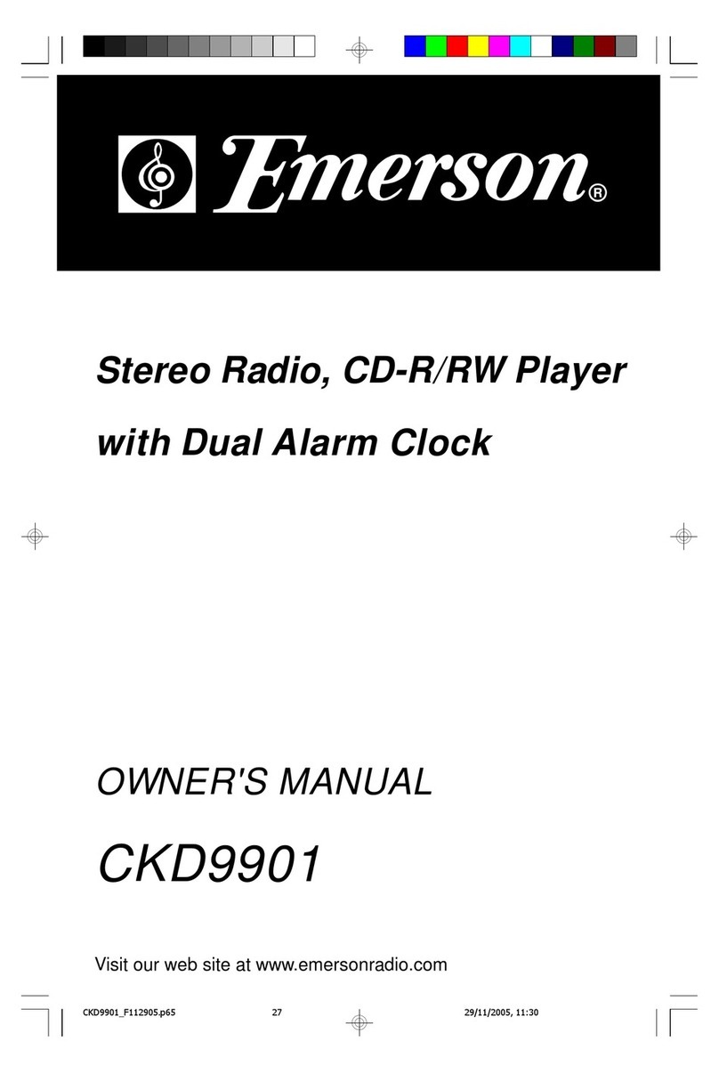 Emerson CKD9901 owner's manual