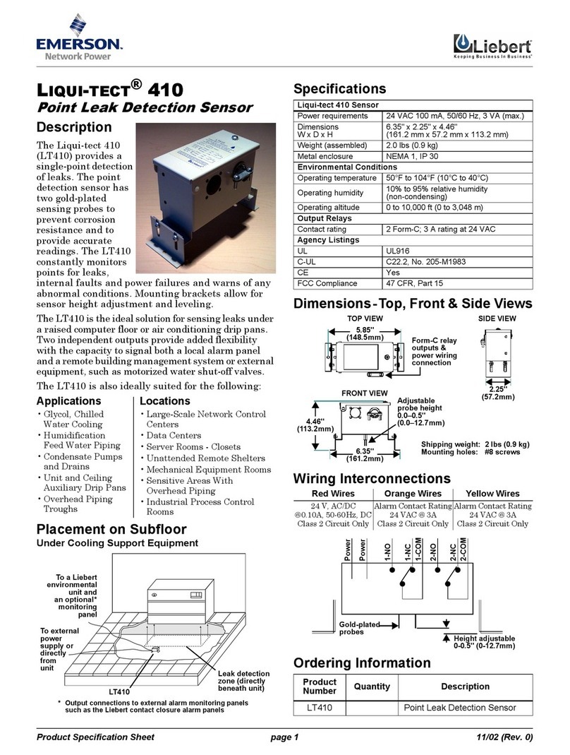 Liebert LIQUI-TECT LT300 User manual