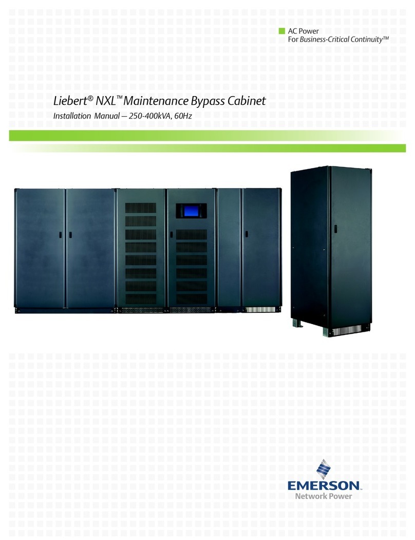 Emerson NXL 400 installation manual