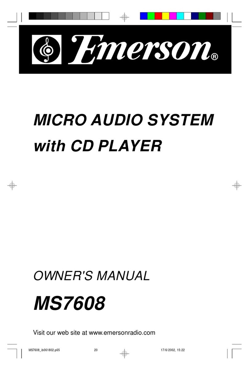 Emerson MS7608 owner's manual